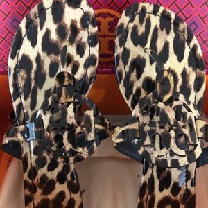Tory Burch beautiful leopard Miller Sandals